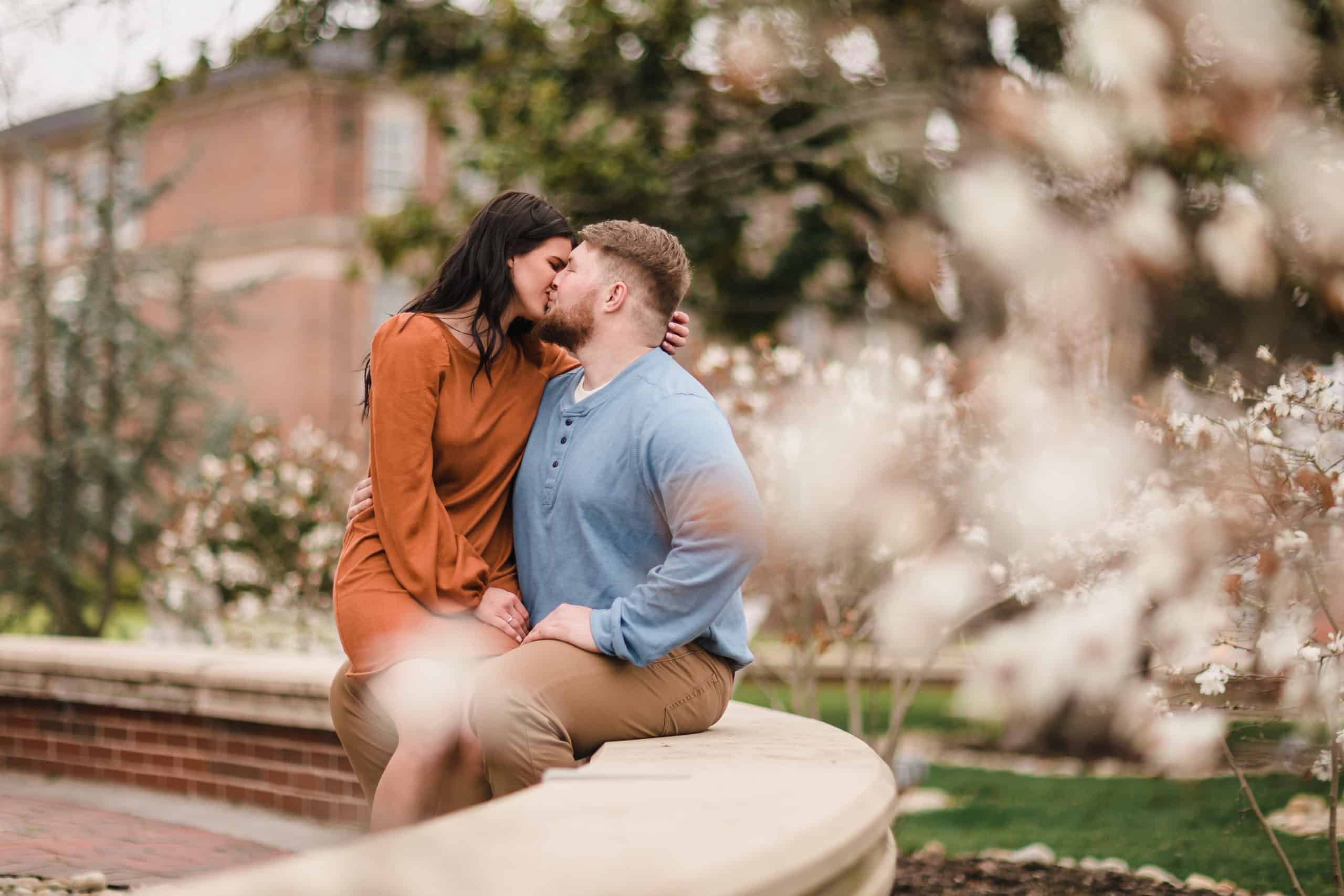 Isabel & Andrew - College Inspired Engagement Session at Tennessee Tech University